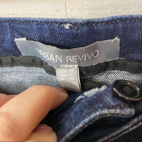 Urban Revivo Vintage Inspired High Rise Jeans Size 6 - Picture 5 of 7